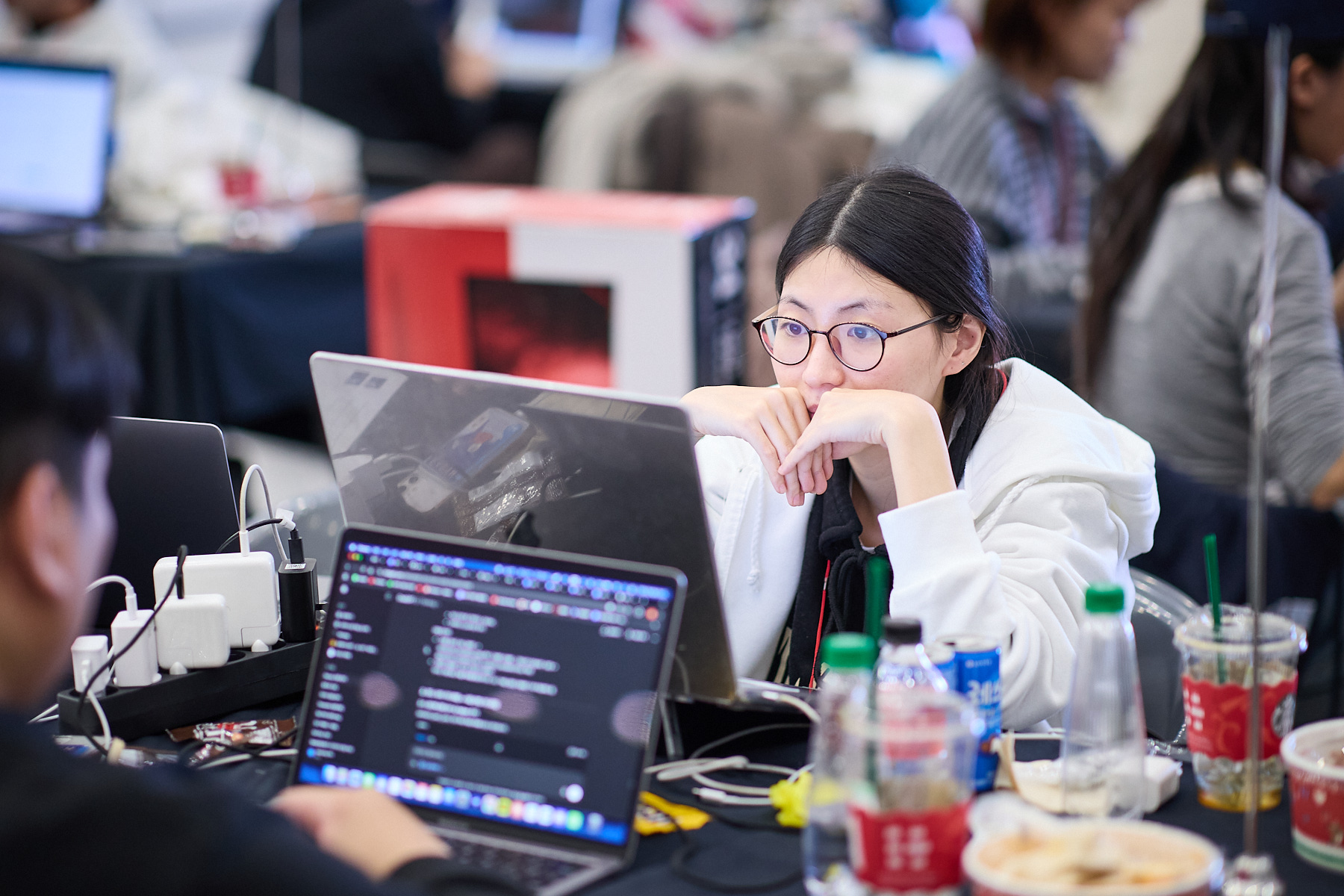 Development session at 2025 SeSAC AI Hackathon